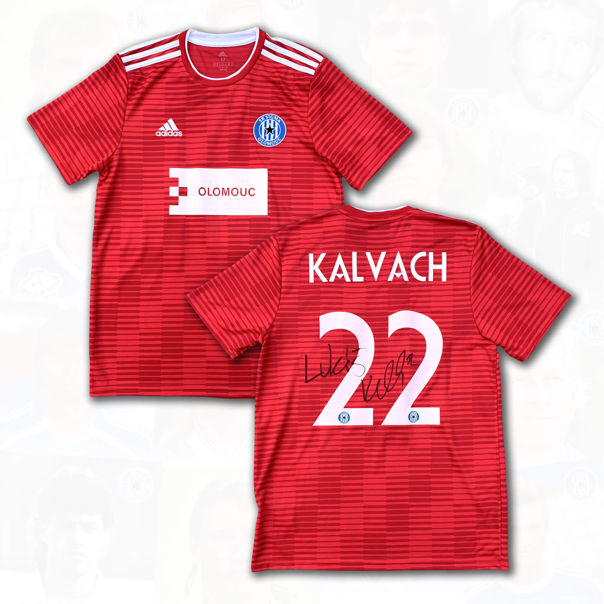 Lukáš Kalvach - hraný dres ze zápasu proti Seville (Play-off Evropské Ligy) hraného 30. 8. 2018 ve Španělsku