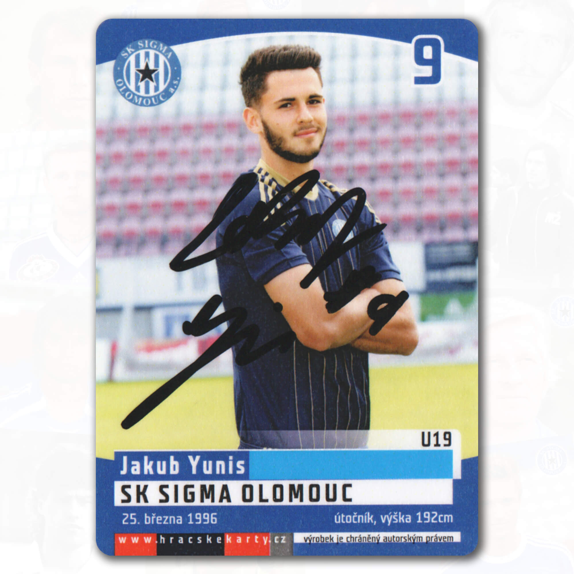 Jakub Yunis - kartička U19