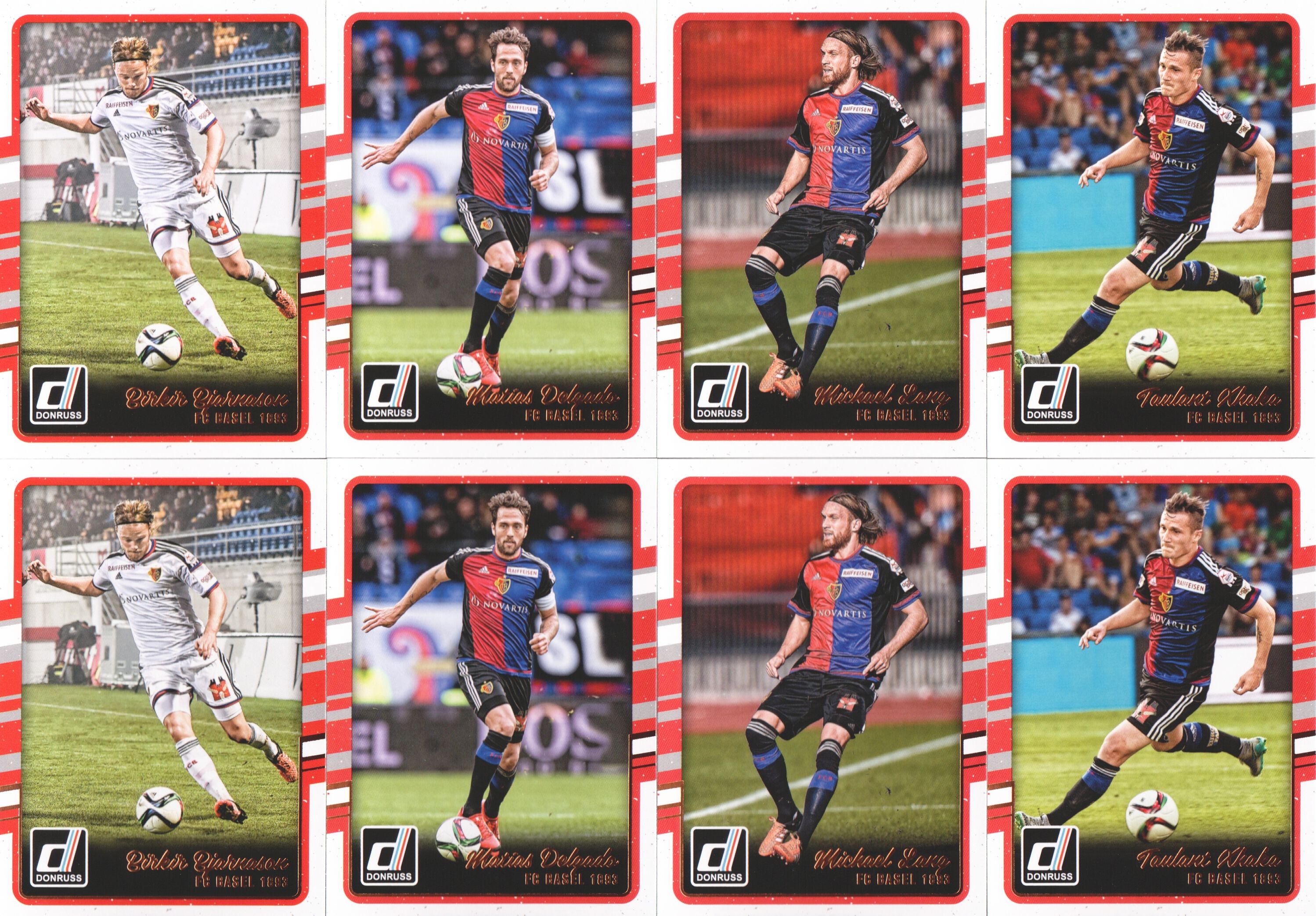 FC Basel - 2016-17 Donruss - lot 15 pcs