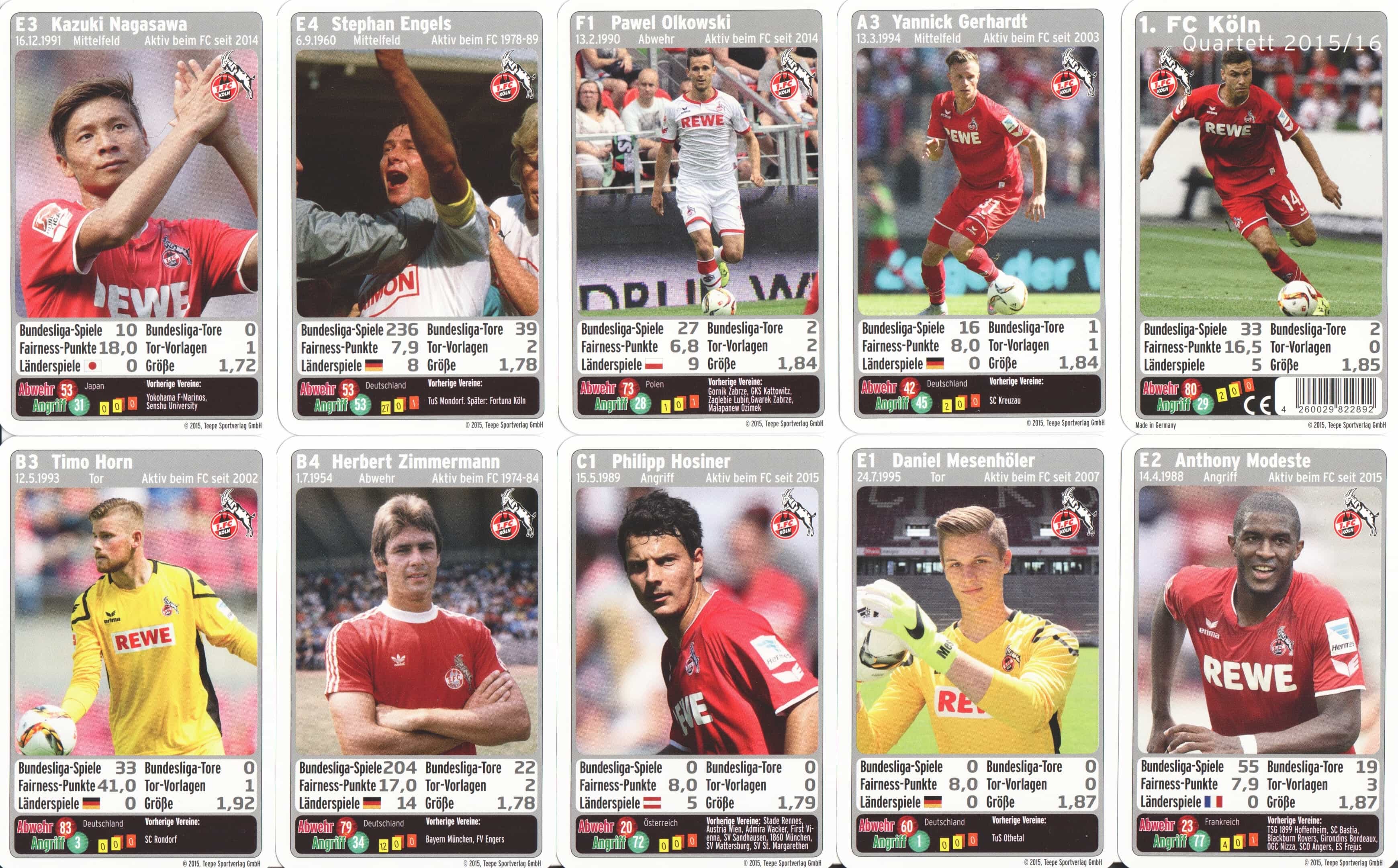 1. FC Köln - lot 32 pcs