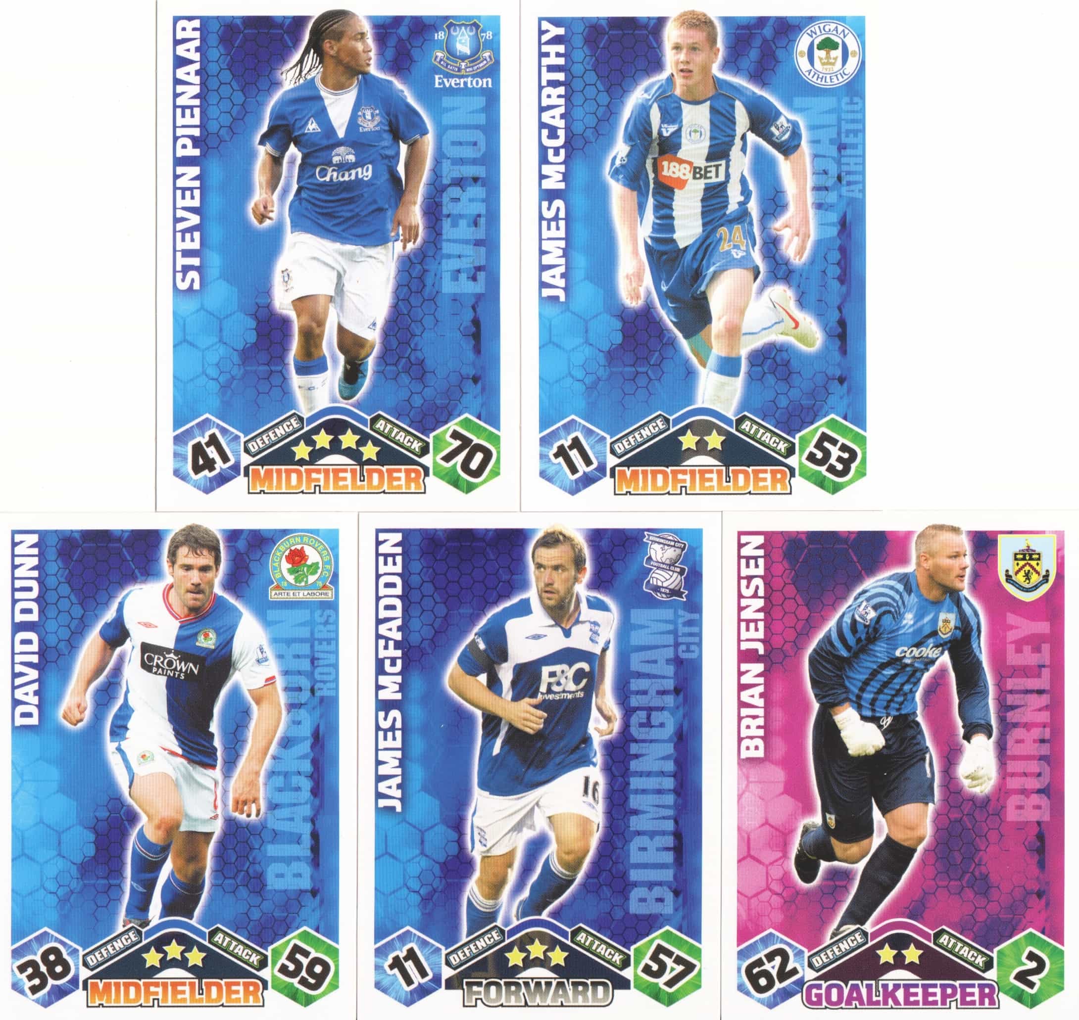 Match Attax 2009/10 - lot 13 pcs