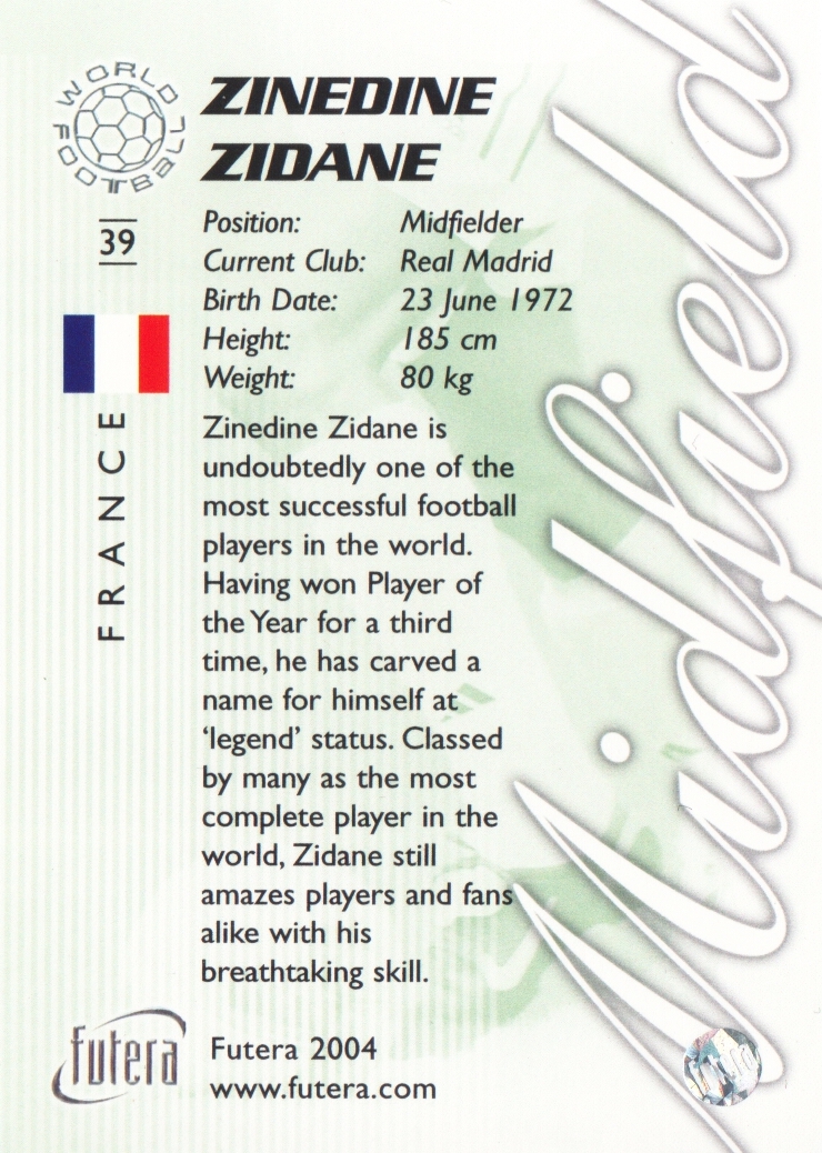 Zinedine Zidane (France)
