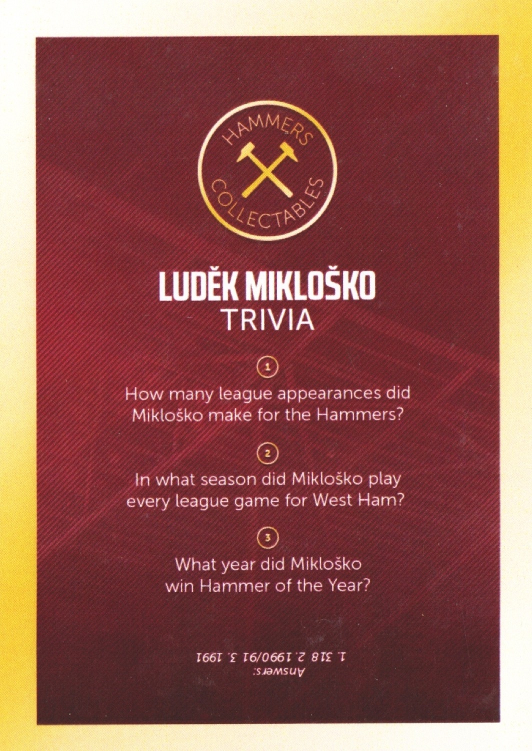 Luděk Mikloško (West Ham United)