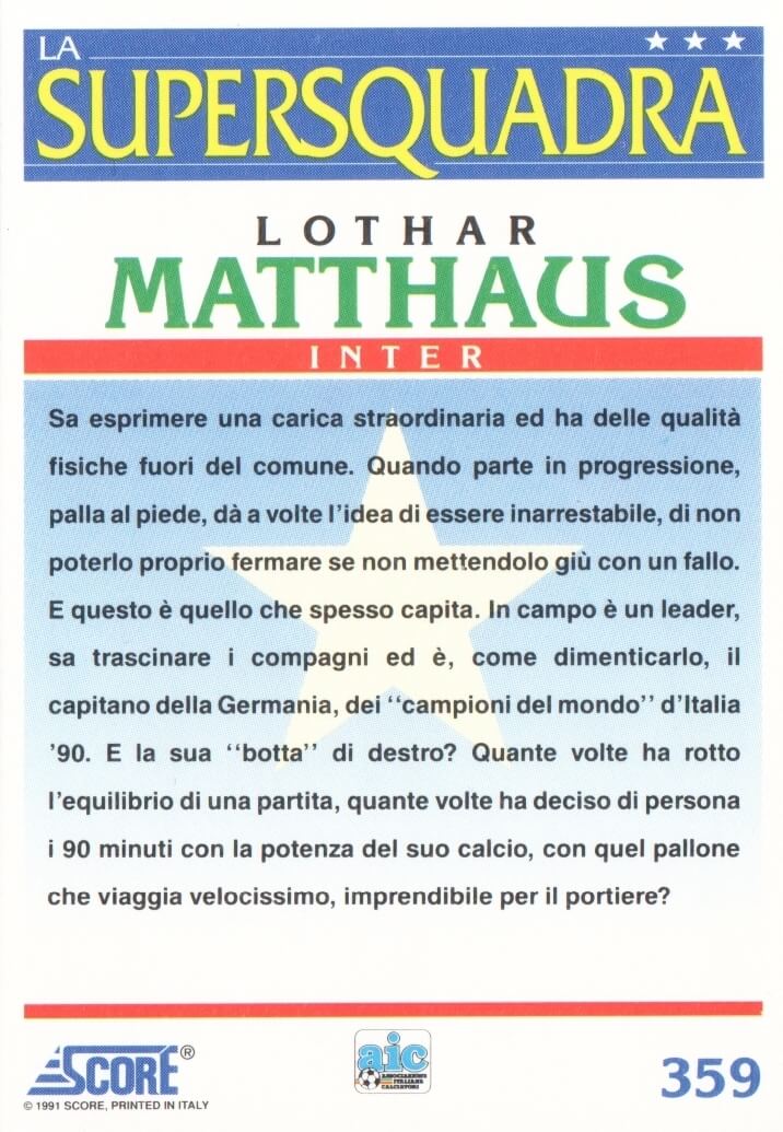 Lothar Matthäus (Inter Milan)