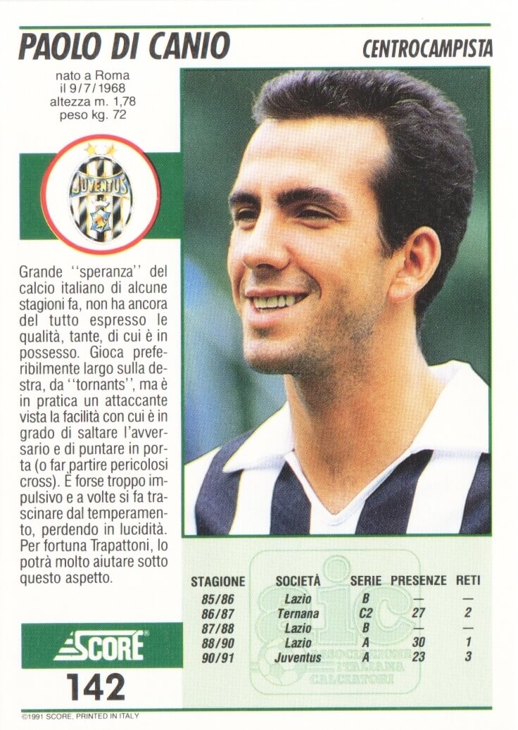 Paolo Di Canio (Juventus)