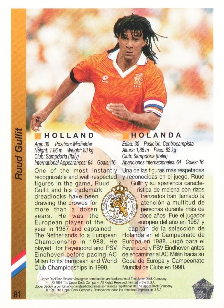 Ruud Gullit (Netherlands)