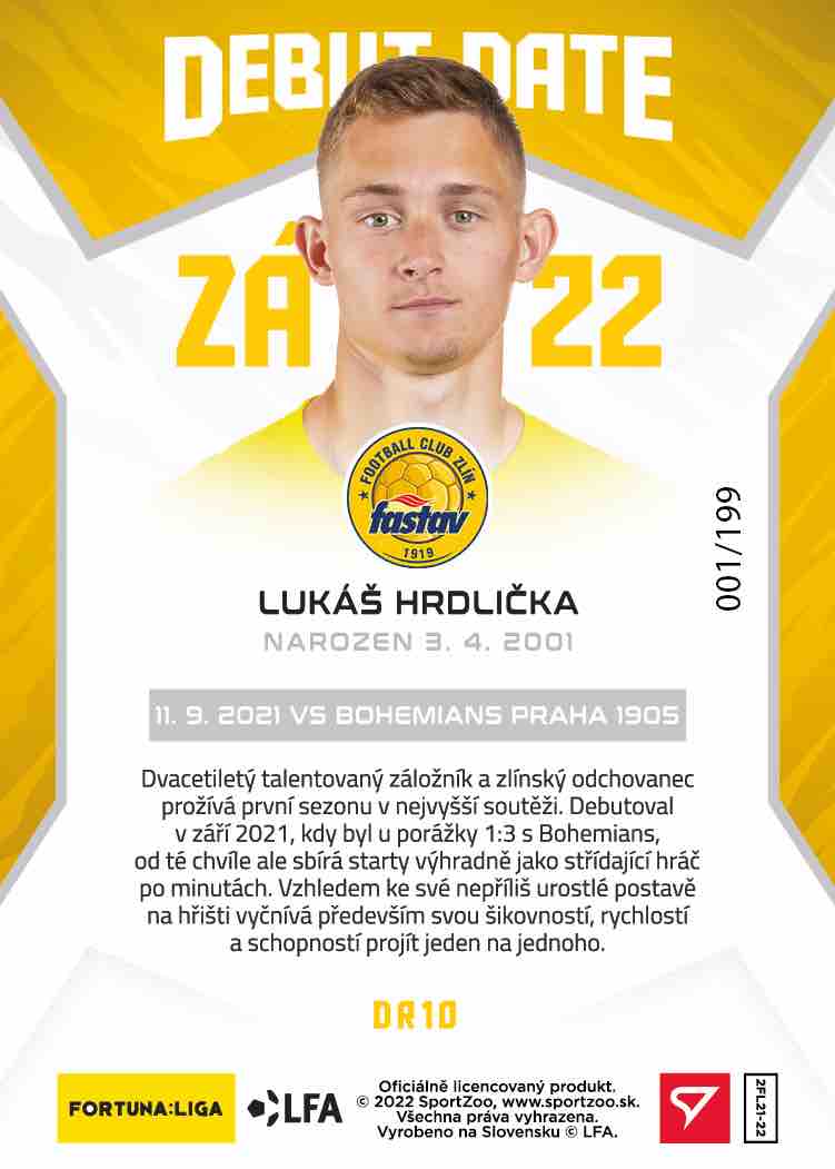 Lukáš Hrdlička (Fastav Zlín) /199
