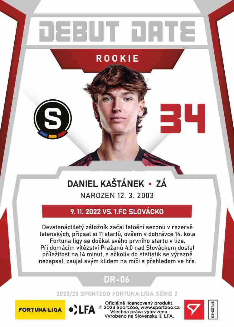 Daniel Kaštánek (Sparta Praha) /149