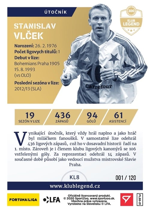 Stanislav Vlček (Slavia Praha) /199