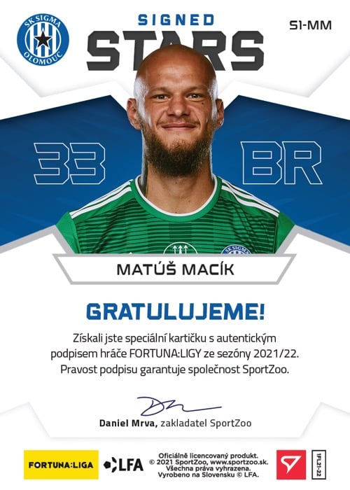 Matúš Macík (Sigma Olomouc) /199