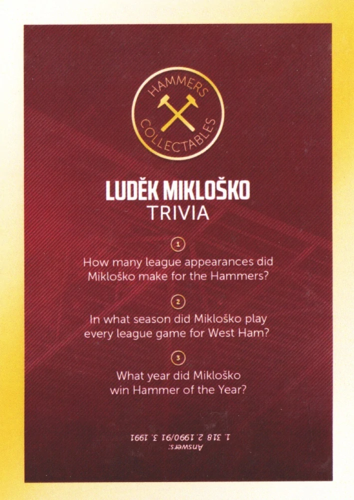 Luděk Mikloško (West Ham United)