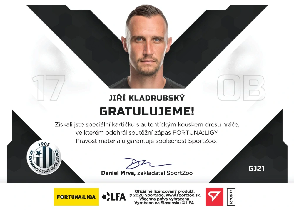 Jiří Kladrubský (Dynamo České Budějovice) /99