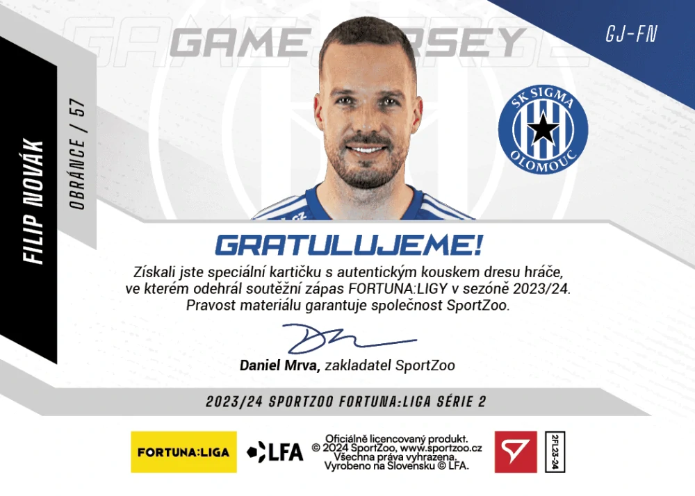 Filip Novák (Sigma Olomouc) /70