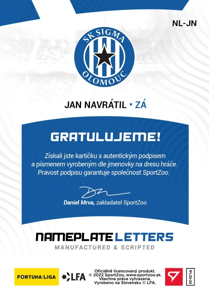 Jan Navrátil (Sigma Olomouc) /10