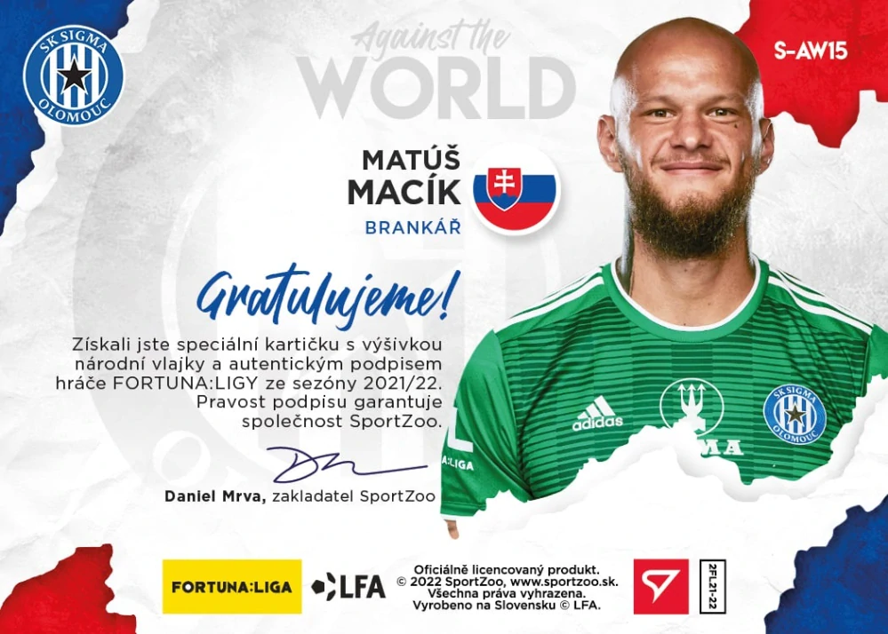 Matúš Macík (Sigma Olomouc) /35