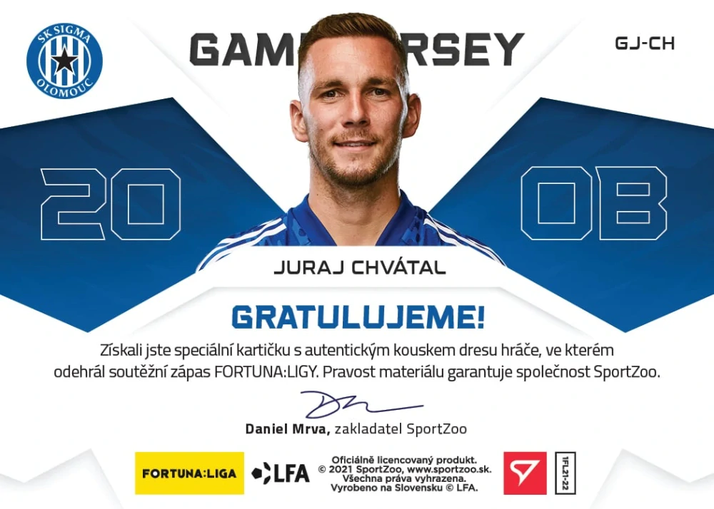 Juraj Chvátal (Sigma Olomouc) /99