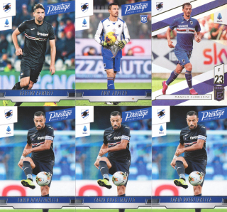 Sampdoria - 2019-20 Chronicles Soccer Prestige - lot 6 pcs