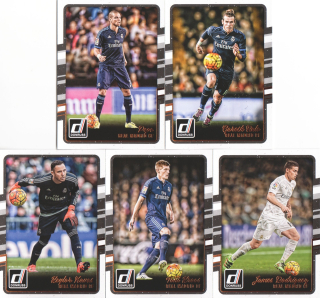 Real Madrid - 2016-17 Donruss - lot 5 pcs