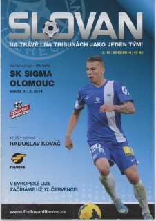 Slovan Liberec - Sigma Olomouc (2013/14)