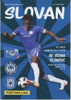 Slovan Liberec - Sigma Olomouc (2018/19)