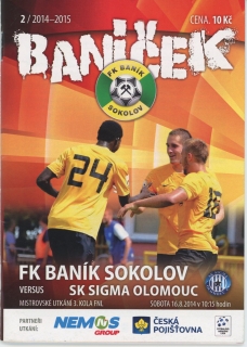 Baník Sokolov - Sigma Olomouc (2014/15)