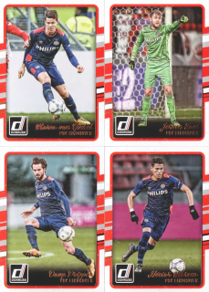 PSV Eindhoven - 2016-17 Donruss - lot 4 pcs