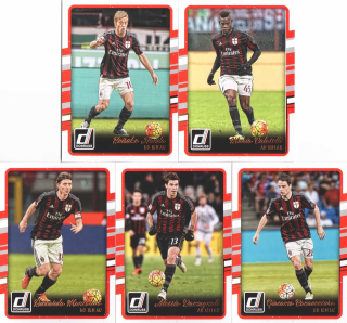AC Milan - 2016-17 Donruss - lot 5 pcs