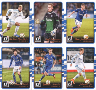Schalke 04 - 2016-17 Donruss - lot 6 pcs