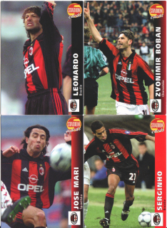 AC Milan - Stadion Cards - lot 4 pcs