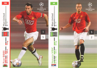 Manchester United - 2007/08 Panini CL - lot 2 pcs