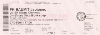 Jablonec - Sigma Olomouc (2010/11)