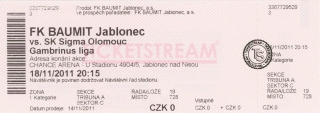 Jablonec - Sigma Olomouc (2011/12)