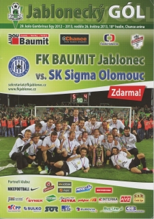 Jablonec - Sigma (2012/13)