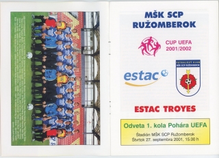 Ružomberok - Estac Troyes (2001/02)