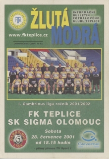 Teplice - Sigma Olomouc (2001/02)
