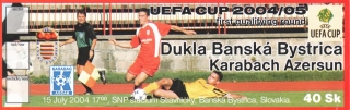Dukla Bánská Bystrica - Karabach (2004/05)
