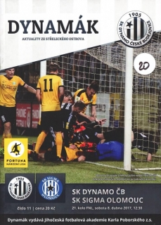 Dynamo České Budějovice - Sigma Olomouc (2016/17)