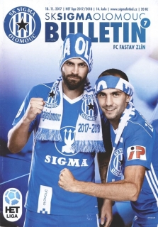 Sigma Olomouc - Fastav Zlín (2017/18)
