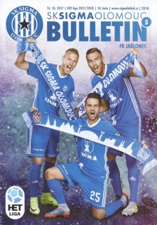 Sigma Olomouc - Jablonec (2017/18)