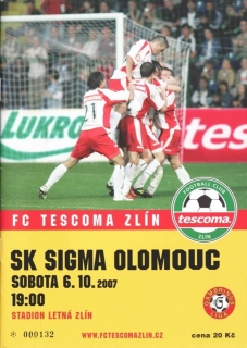Tescoma Zlín - Sigma Olomouc (2007/08)